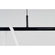 Azzardo ZIGZAG függeszték fém, műanyag, fekete, fehér, LED, 3000K, 75W, 6000lm - 5827