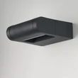 Azzardo FRAME kültéri fali lámpa fém, szürke, 8W, 3100K, 330Lm, IP65 - AZ-6322