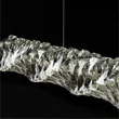 Azzardo  FLORENCE függeszték fém, kristály, üveg, arany, áttetsző, LED, 36W, 3000K, 2880Lm - AZ-6479