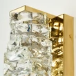 Azzardo  FLORENCE fali lámpa fém, kristály, üveg, arany, LED, 10W, 3000K, 800Lm - AZ-6480