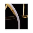 Azzardo  MEMPHIS függeszték fém, akril, arany, fehér, LED, 55W, 2800K, 2580Lm - AZ-6814
