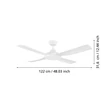 Eglo BONDI 1 ventilátor - 35088