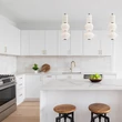 Elstead BIJOU függeszték fém, üveg, fekete, fehér, LED, 20W, 3000K, 1060 Lm - ELS-ALM-BIJOU-P3-MB