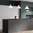 Elstead HALSTON függeszték fém, üveg, fekete, opál, E27 - ELS-ALM-HALSTON-P-M-BK