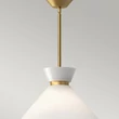 Elstead HALSTON függeszték fém, üveg, arany, opál, E27 - ELS-ALM-HALSTON-P-M-GD