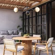 Elstead PERTH függeszték fém, rattan, üveg, fekete, opál, E14 - ELS-ALM-PERTH3-BK