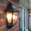 Elstead DECO LANE kültéri fali lámpa fém, műanyag, fekete, áttetsző, E27, IP44 - ELS-DECO-LANE7-BLACK