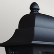 Elstead DECO LANE kültéri fali lámpa fém, műanyag, fekete, áttetsző, E27, IP44 - ELS-DECO-LANE7-BLACK