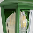 Elstead DECO LANE kültéri fali lámpa fém, múanyag, zöld, áttetsző, E27, IP44 - ELS-DECO-LANE7-GREEN