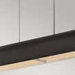 Elstead ARCO függeszték fém, üveg, fekete, áttetsző. LED, 43W, 3000K, 2150 Lm - ELS-HK-ARCO-LED-LP-117-BX