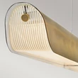 Elstead ARCO függeszték fém, üveg, sárgaréz, áttetsző. LED, 43W, 3000K, 2150 Lm - ELS-HK-ARCO-LED-LP-117-HB