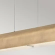Elstead ARCO függeszték fém, üveg, sárgaréz, áttetsző. LED, 43W, 3000K, 2150 Lm - ELS-HK-ARCO-LED-LP-117-HB
