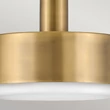 Elstead CEDRIC függeszték fém, üveg, sárgaréz, opál, E27 - ELS-HK-CEDRIC-P-M-BR