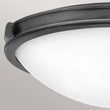 Elstead COLLIER mennyezet lámpa fém, üveg, fekete, fehér, E27 - ELS-HK-COLLIER-F-M-BX