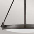 Elstead COLLIER függeszték fém, üveg, fekete, fehér, E14 - ELS-HK-COLLIER-P-BX