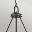 Elstead COLLIER függeszték fém, üveg, fekete, fehér, E14 - ELS-HK-COLLIER-P-BX