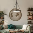 Elstead COLLIER függeszték fém, üveg, fekete, fehér, E14 - ELS-HK-COLLIER-P-BX