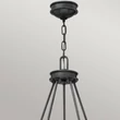Elstead COLLIER csillár fém, üveg, fekete, áttetsző, E27 - ELS-HK-COLLIER5-BX