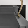 Elstead DAWSON kültéri fali lámpa fém, üveg, fekete, bronz, áttetsző, E27, IP44 - ELS-HK-DAWSON-M