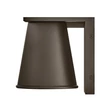 Elstead HANS kültéri fali lámpa fém, bronz, GU10, 8W, 2700K, 560 Lm, IP44 - ELS-HK-HANS-S-ABZ