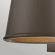 Elstead HANS kültéri fali lámpa fém, bronz, GU10, 8W, 2700K, 560 Lm, IP44 - ELS-HK-HANS-S-ABZ