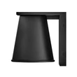 Elstead HANS kültéri fali lámpa fém, fekete, GU10, 8W, 2700K, 560 Lm, IP44 - ELS-HK-HANS-S-BLK