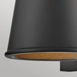 Elstead HANS kültéri fali lámpa fém, fekete, GU10, 8W, 2700K, 560 Lm, IP44 - ELS-HK-HANS-S-BLK
