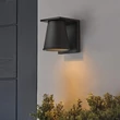 Elstead HANS kültéri fali lámpa fém, fekete, GU10, 8W, 2700K, 560 Lm, IP44 - ELS-HK-HANS-S-BLK