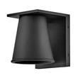 Elstead HANS kültéri fali lámpa fém, fekete, GU10, 8W, 2700K, 560 Lm, IP44 - ELS-HK-HANS-S-BLK
