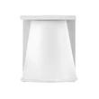 Elstead HANS kültéri fali lámpa fém, fehér,  GU10, 8W, 2700K, 560 Lm, IP44 - ELS-HK-HANS-S-WHT