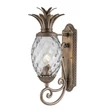 Elstead PLANTATION  kültéri fali lámpa fém, üveg, bronz, E27, IP44 - ELS-HK-PLANTATION-M-BU