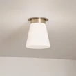 Elstead ALBERS mennyezet lámpa fém, üveg, bronz, opál, E27 - ELS-KL-ALBERS-F-T-CPZ