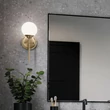 Elstead BENNO fürdőszobai fali lámpa fém, üveg, bronz, opál, G9, 3W, 3000K, 300 Lm,  IP44 - ELS-KL-BENNO1-CPZ