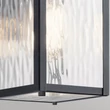 Elstead CAPPANNA kültéri fali lámpa fém, üveg, fekete, E27, IP44 - ELS-KL-CAPPANNA-S-BKT
