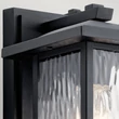 Elstead CAPPANNA kültéri fali lámpa fém, üveg, fekete, E27, IP44 - ELS-KL-CAPPANNA-S-BKT