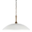 Elstead DELAROSA függeszték fém, üveg, bronz, fehér, E27 - ELS-KL-DELAROSA-P-WH