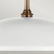 Elstead DELAROSA függeszték fém, üveg, bronz, fehér, E27 - ELS-KL-DELAROSA-P-WH