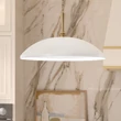 Elstead DELAROSA függeszték fém, üveg, bronz, fehér, E27 - ELS-KL-DELAROSA-P-WH