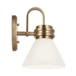 Elstead FARUM fürdőszobai fali lámpa fém, üveg, bronz,  opál, G9, 3W, 3000K, 300 Lm,  IP44 - ELS-KL-FARUM1-CPZ