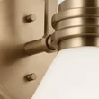 Elstead FARUM fürdőszobai fali lámpa fém, üveg, bronz,  opál, G9, 3W, 3000K, 300 Lm,  IP44 - ELS-KL-FARUM1-CPZ