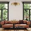 Elstead LUELLA függeszték fém, sárgaréz, E14 - ELS-KL-LUELLA-4P-BNB