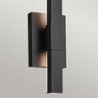 Elstead NOCAR kültéri fali lámpa fém, fekete, LED, 20W, 3000K, 1150 Lm, IP44 - ELS-KL-NOCAR-M-BK