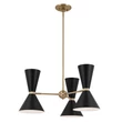 Elstead PHIX függeszték fém, fekete, bronz, fehérE27 - ELS-KL-PHIX-3-CBB