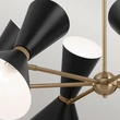 Elstead PHIX függeszték fém, fekete, bronz, fehérE27 - ELS-KL-PHIX-6-CBB