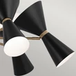 Elstead PHIX függeszték fém, fekete, bronz, fehérE27 - ELS-KL-PHIX-6-CBB