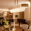 Elstead SERENE függeszték fém, üveg, sárgaréz, LED, 40W, 3000K, 2400Lm - ELS-KL-SERENE-LED-LP-92-NBR