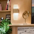 Elstead SERENE fali lámpa fém, üveg, sárgaréz, LED, 16W, 3000K, 1469Lm - ELS-KL-SERENE-LED-W-NBR