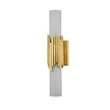 Elstead MARVELE fürdőszobai fali lámpa fém, üveg, sárgaréz, G9, 4W, 3000K, 800Lm, IP44 - ELS-MARVELE-2WB-AB-OPAL