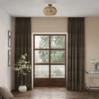 Elstead CASABLANCA mennyezet lámpa fém, kötél, bronz, természetes, E27 - ELS-QZ-CASABLANCA-3SF-PBZ