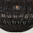 Elstead LINDENDALE függeszték fém, rattan, bronz, E27 - ELS-QZ-LINDENDALE-P-WT
